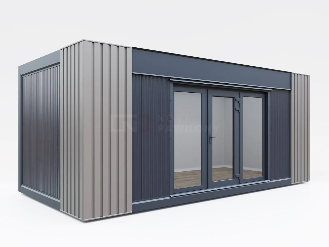 Pawilon z płyty warstwowej 6m x 3m Kontener Novi #4