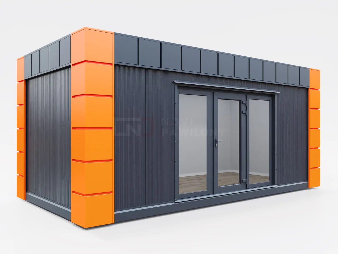 Pawilon z płyty warstwowej 6m x 3m Kontener Novi #7